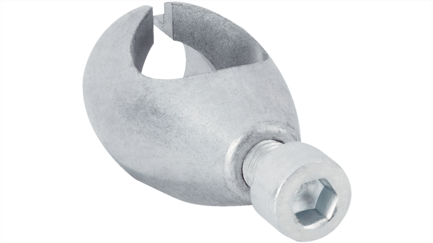 Sick BEF-KHS-KH2, sistema di morsetti universali in acciaio zincato per montaggio a pannello, include viti M8.