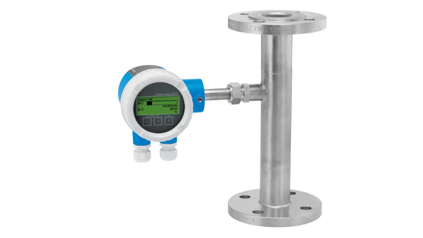 Flussometro termico a massa Endress+Hauser 6AAB50-AADBCAASAD23K, flusso 0,5-1365 kg/h, alimentazione 24 V c.c., alloggiamento in alluminio.