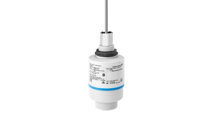 Sensore di livello radar Endress+Hauser FMR20-BAPBMWDEWFE2, montaggio a parete, corpo in PVDF, cavo fino a 300 metri, certificato ATEX.