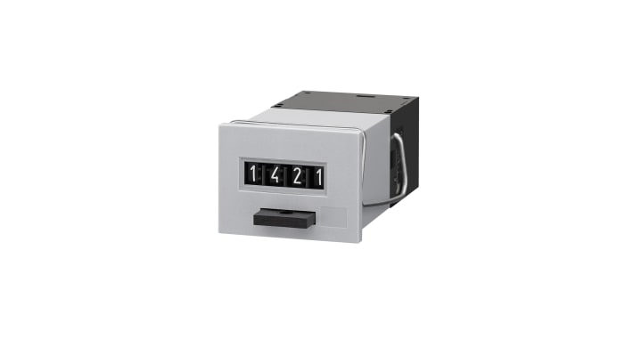 Contatore di impulsi elettromeccanico Kübler 1180210066, 4 cifre, 230 V c.a., robusto, per ambienti industriali.