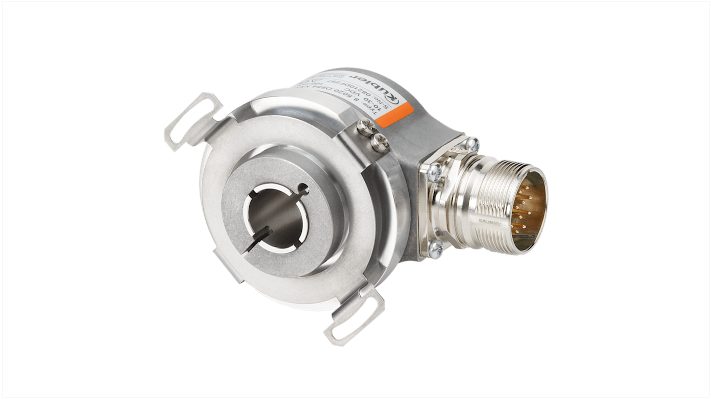 Encoder incrementale Kübler 8.5020.2852.1000, 1000 impulsi/giro, uscita Push Pull, IP67, albero 15 mm, rotazione 12000 giri/min.
