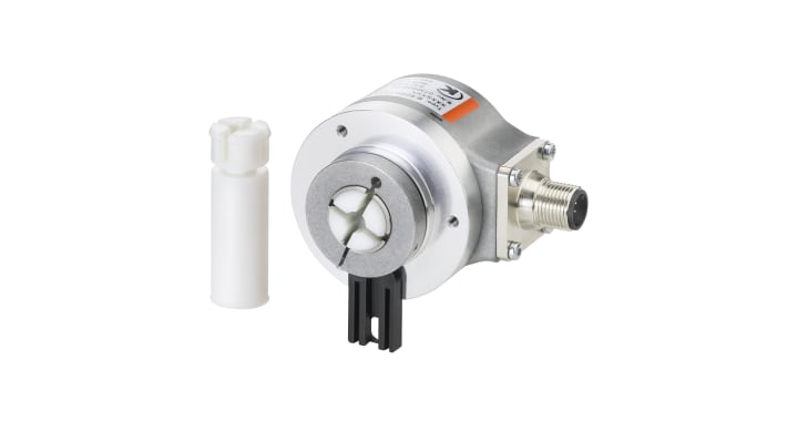 Encoder incrementale Kübler 8.5020.2852.1024, 1024 impulsi, uscita Push Pull, IP67, rotazione max 12000 giri/min, albero 15 mm.