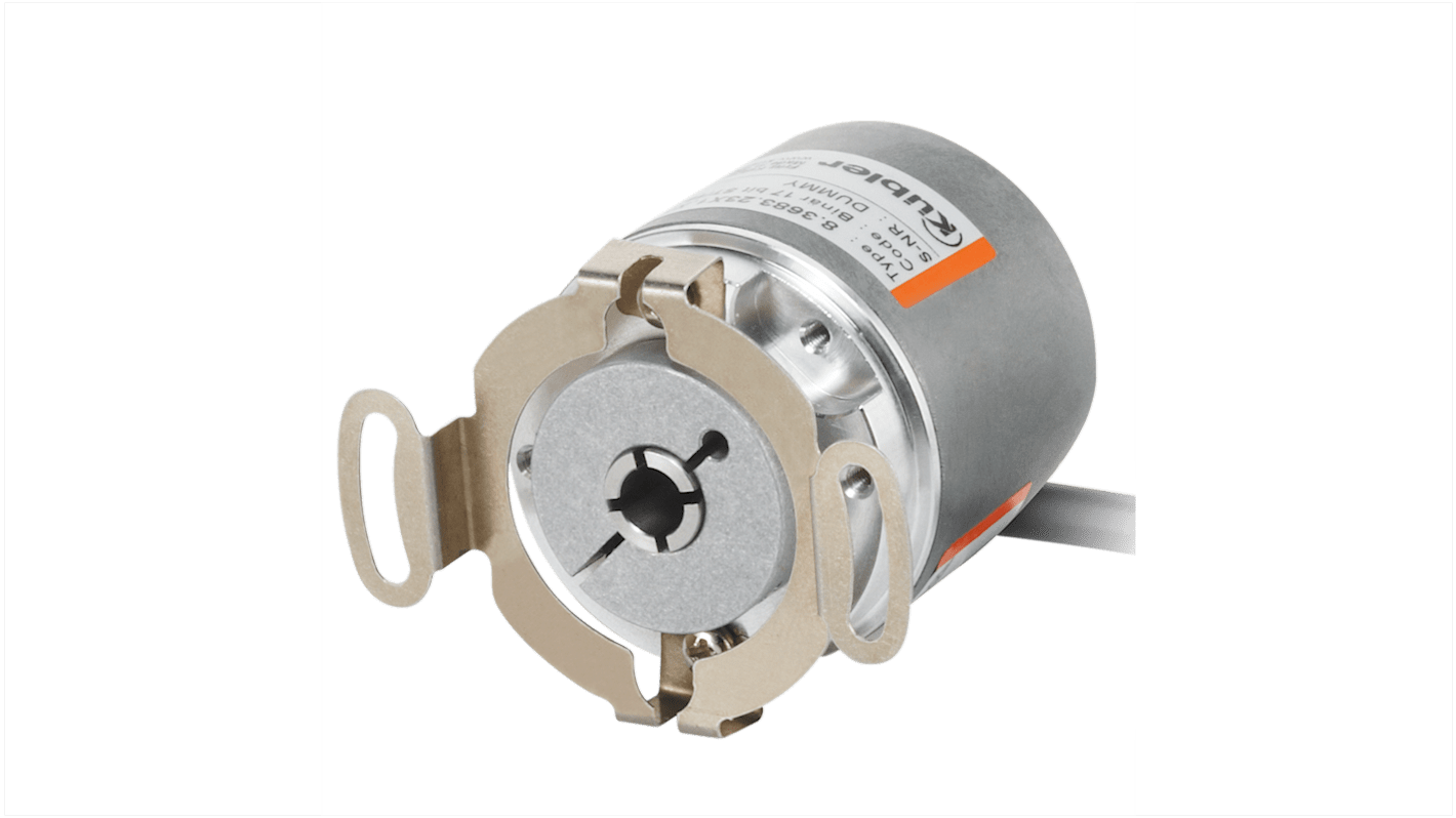 Encoder assoluto Kübler 8.F3673.2428.G412, diametro albero 10mm, interfaccia SSI/BiSS, rotazione 12000 giri/min.