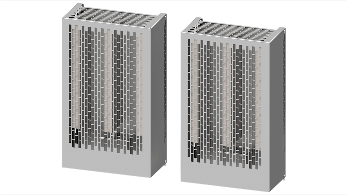Resistenza di frenatura Siemens JJY:023464020002, potenza nominale 5,5 kW, grado di protezione IP21, lunghezza 1,26 m.