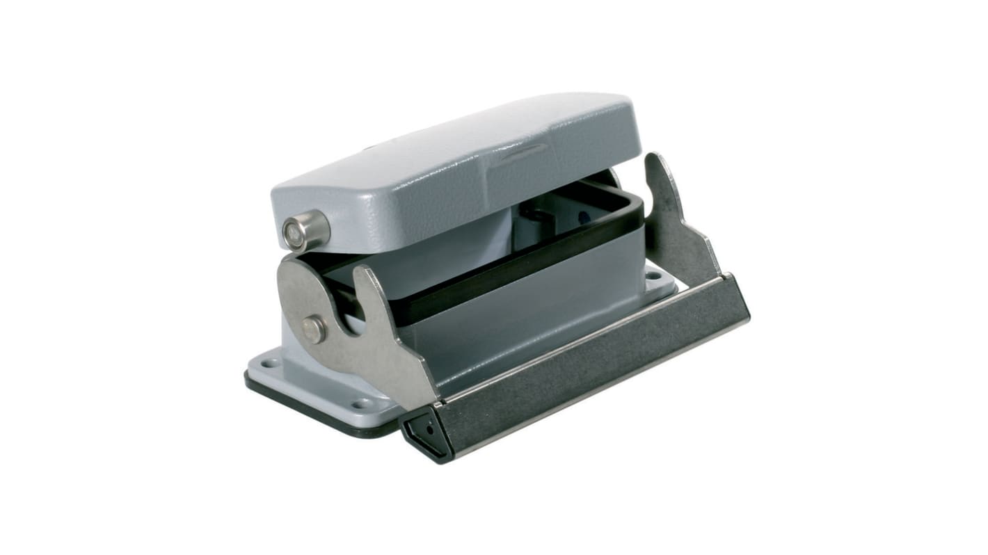 Alloggiamento HDC Weidmüller 1210100000 con protezione IP65, resistenza agli urti e temperatura operativa da -40 a 125 °C. Duraturo e di alta qualità.