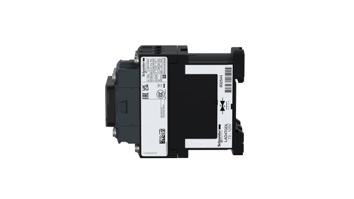 Contattore Schneider Electric LC1D126FLS207, 3 poli, 25 A, bobina 110 V c.c., per carichi resistivi e motori.