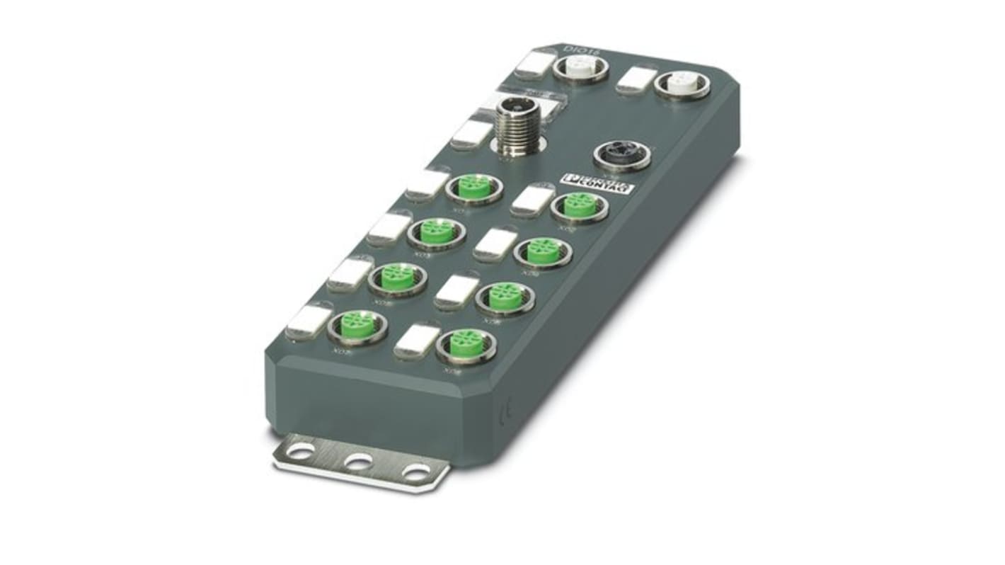 Modulo I/O digitale Phoenix Contact 2701494, 16 ingressi/uscite, 24 V CC, IP65/IP67, per rete EtherNet/IP.