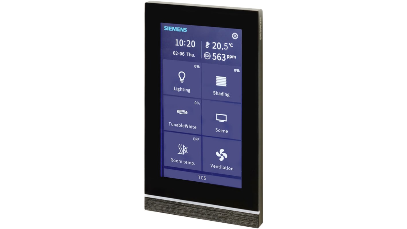 Siemens UP 205/22, display touch capacitivo 5", risoluzione 480 x 854, montaggio orizzontale/verticale, interfaccia VRF.
