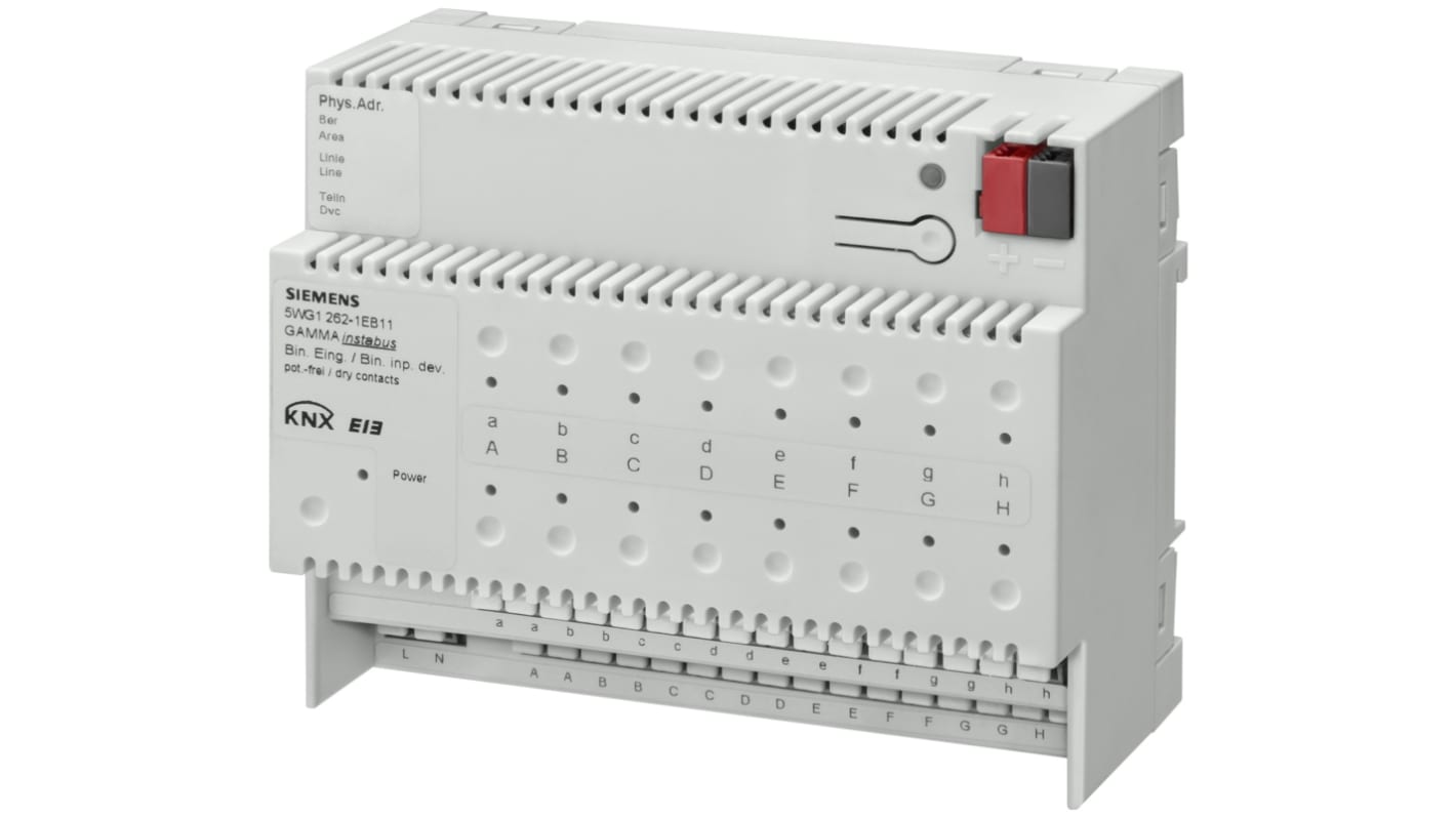 Modulo di ingresso Siemens N 262E11 per automazione, 16 contatti privi di potenziale, alimentazione 230 V, installazione in armadi di controllo.