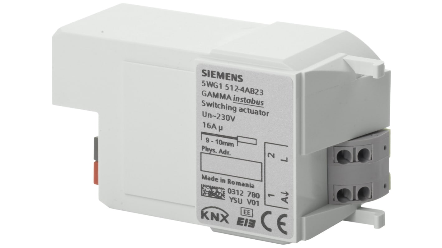 Adattatore Siemens RL 512/23 per scatole di controllo AP 118 e AP 641, attuatore di commutazione con uscita relè.