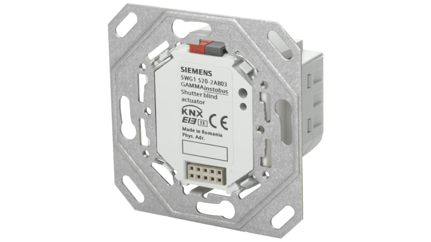 Siemens UP 520/03, attuatore per tapparelle compatibile con interruttori bus Delta, installazione a incasso, 230 V c.a.