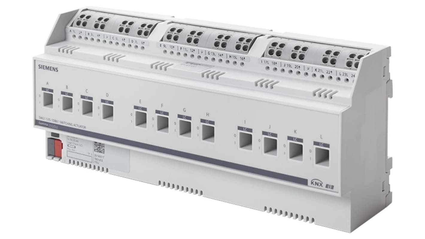 Siemens N 535D61, attuatore di commutazione con 12 uscite a potenziale zero, compatibile con carichi fino a 16/20 AX.