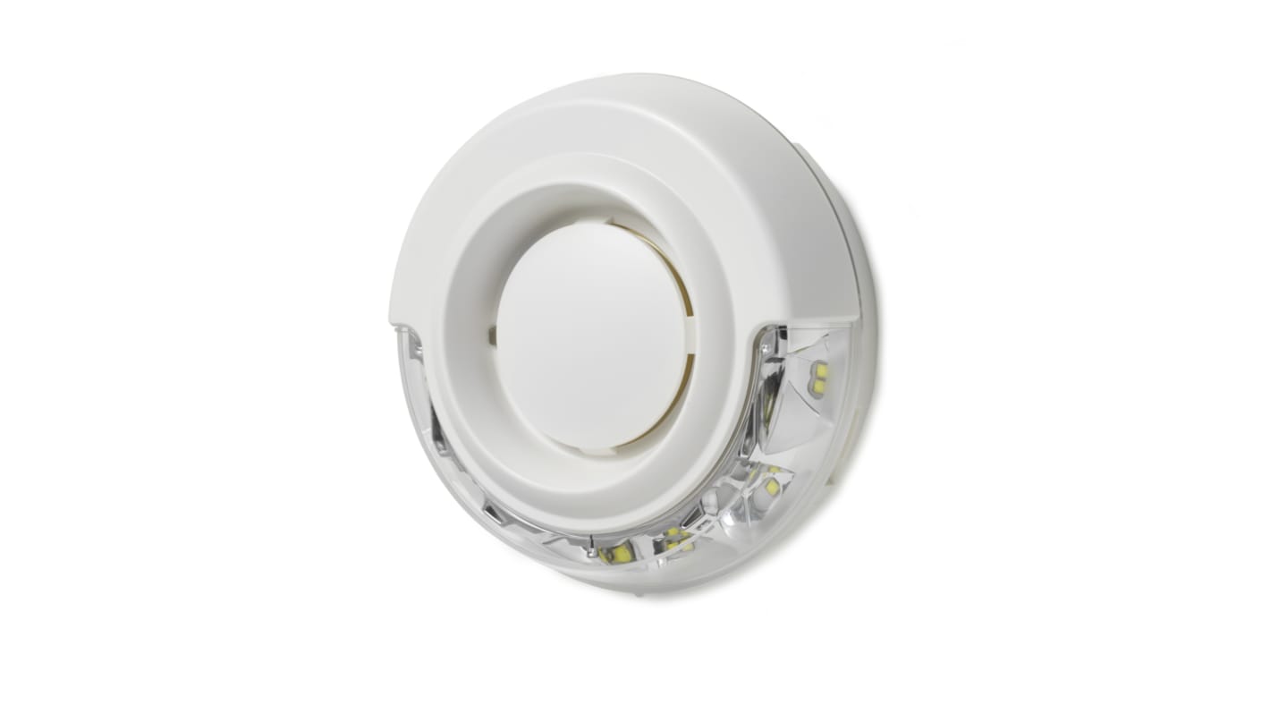 Segnalatore acustico e luminoso Siemens FDS227-WW-C, montaggio a parete, 71-94 dB, alimentazione 16-33 V c.c., grado di protezione IP65.