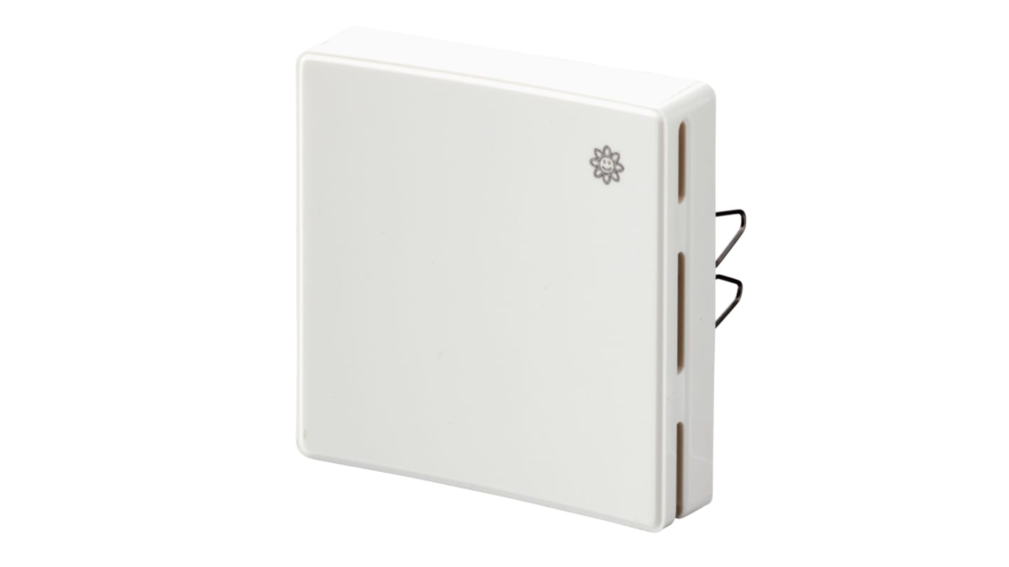 Sensore ambiente Siemens AQR2535NNWQ, montaggio a filo, misura temperatura, umidità e CO2, dimensioni 55 mm x 55 mm.