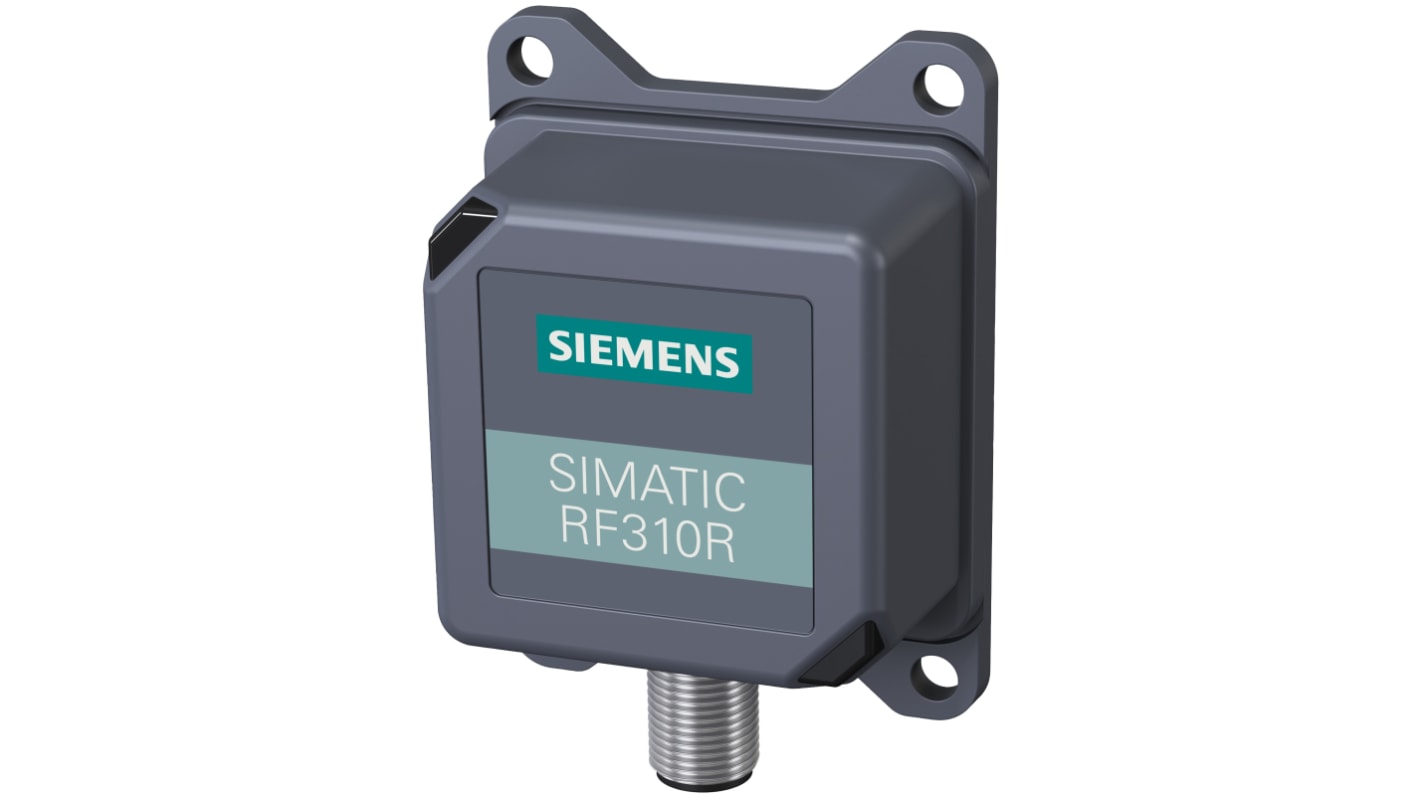 Transponder Siemens 6GT2801-1BA10-0AX1, lettore M12, distanza di lettura 60 mm, alimentazione 24 V.