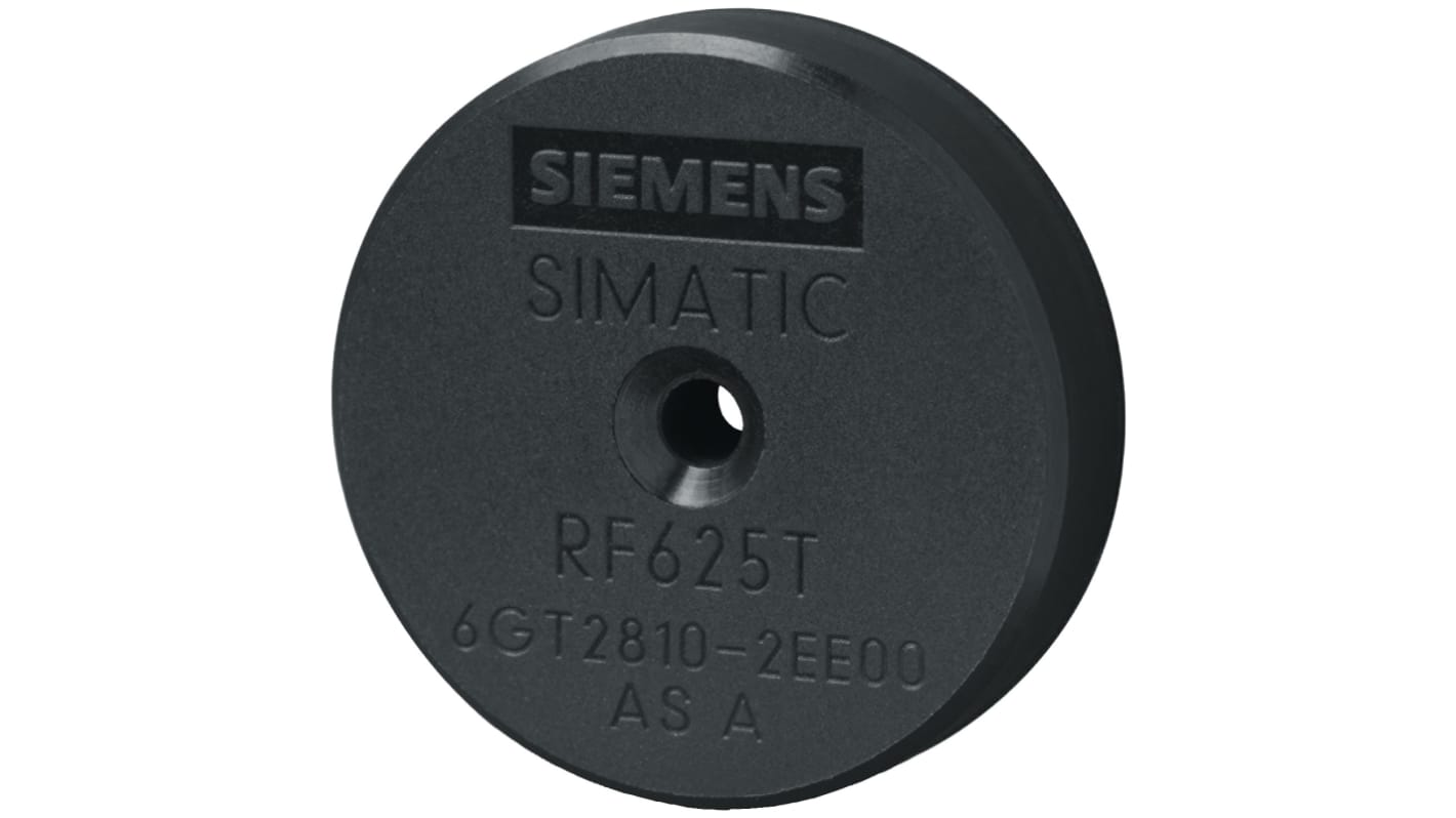 Transponder Siemens 6GT2810-2EE00 per applicazioni industriali, distanza di lettura 1500 mm.