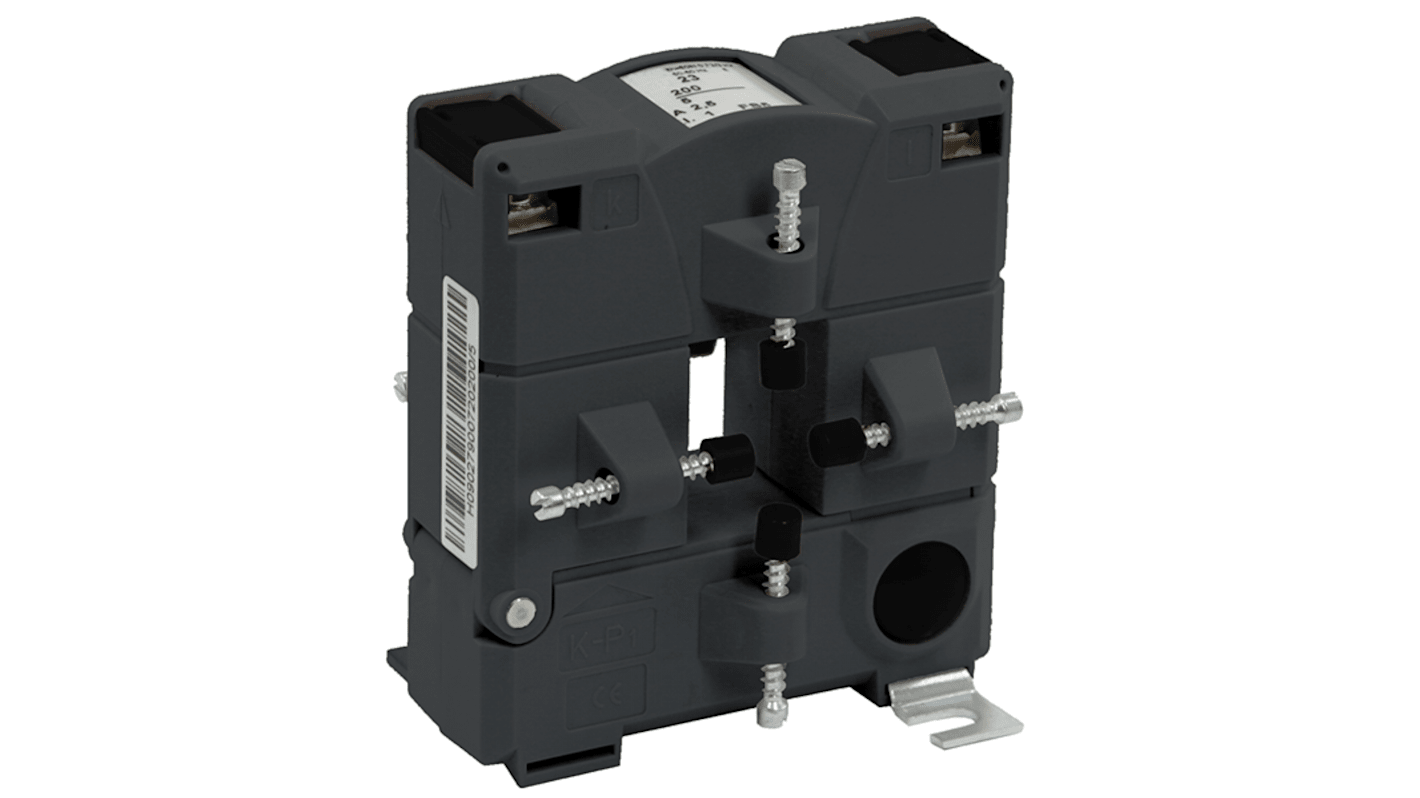 Trasformatore di corrente Schneider Electric METSECT5GD040, rapporto 400/5A, ingresso 400A, tecnologia sensori.