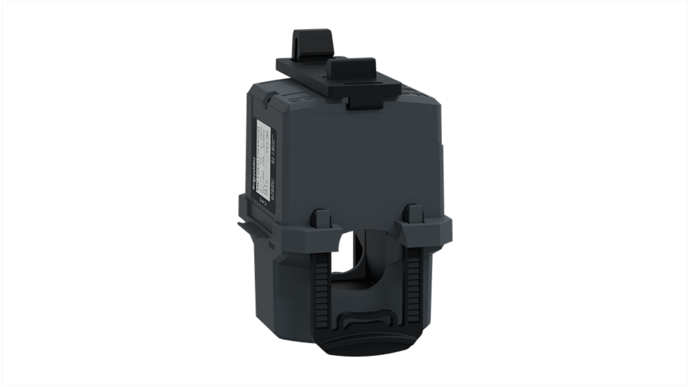 Trasformatore di corrente Schneider Electric METSECT5HA020, rapporto 200/5A, nucleo diviso, tecnologia sensori.