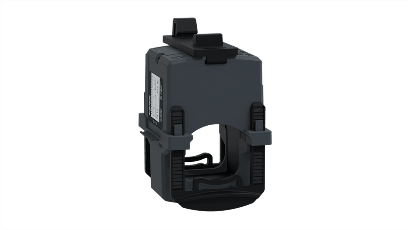 Trasformatore di corrente Schneider Electric METSECT5HD030, rapporto 300/5A, progettato per monitoraggio industriale.