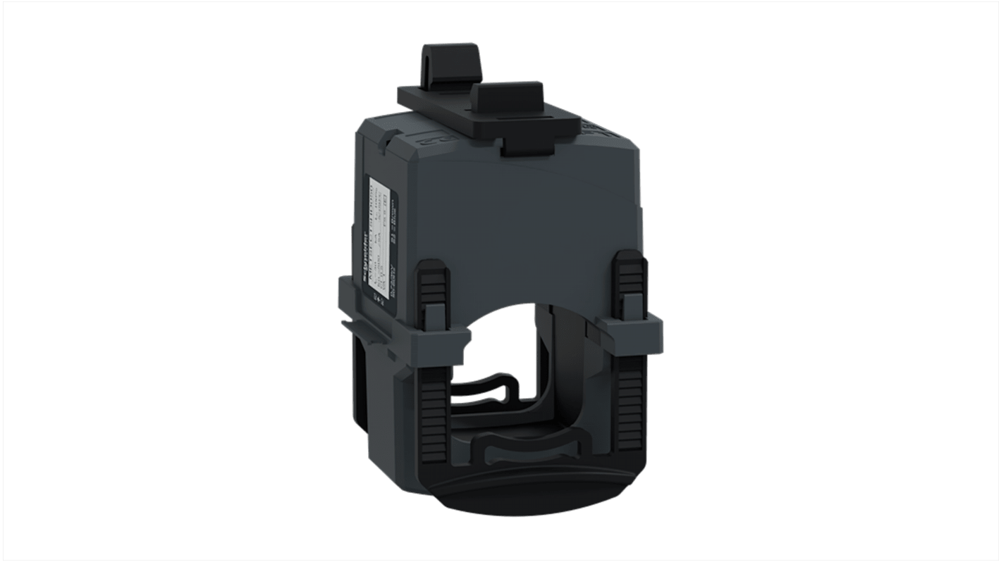 Trasformatore di corrente Schneider Electric METSECT5HD050, rapporto 500/5A, ingresso 500A, uscita 5A, tecnologia sensori.