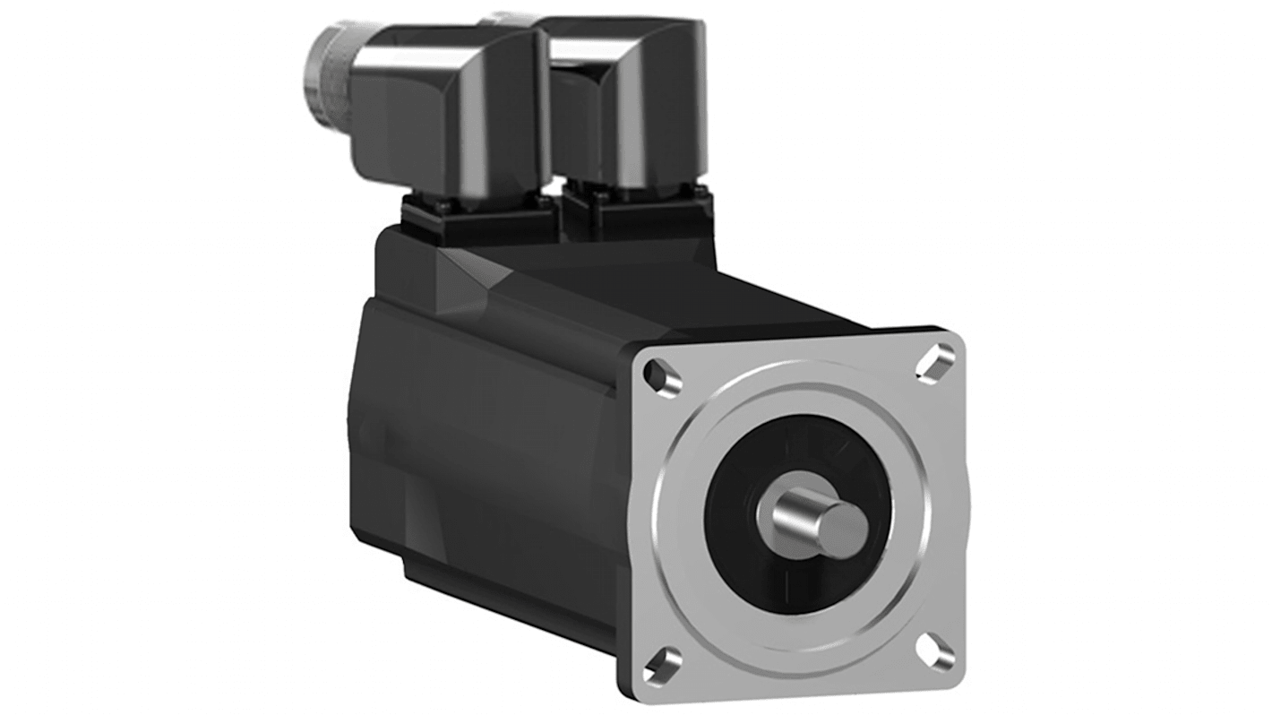 Servomotore Schneider Electric SH30702P02F2100, potenza 660 W, coppia massima 2,04 Nm, velocità 7200 giri/min, diametro asta 11 mm.
