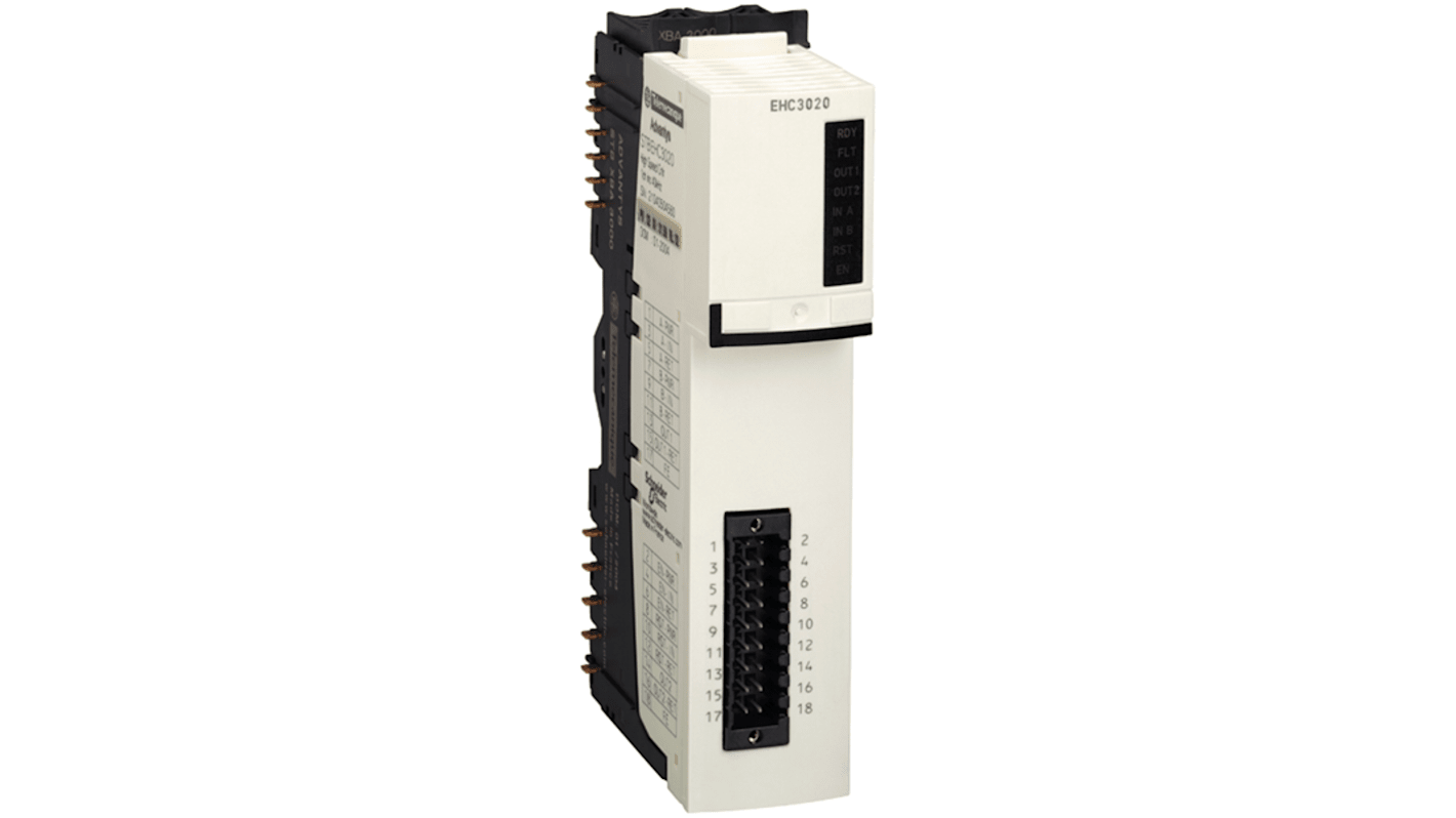 Modulo di distribuzione Schneider Electric STBEHC3020KC, contatore 1 canale, dimensioni 128,3 x 70 x 28,1 mm, compatibile con STBPDT3100/3105.