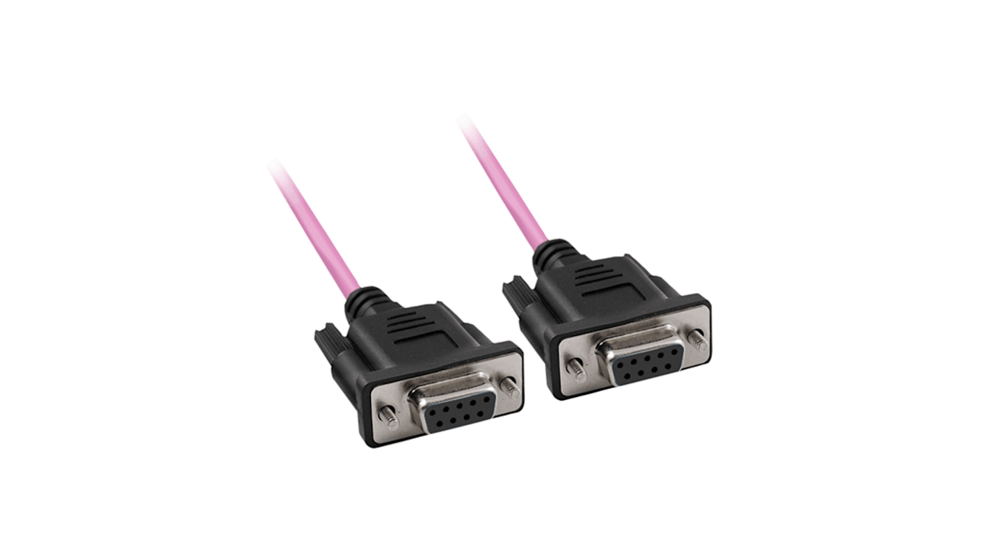 Cavo di connessione Schneider Electric TSXCANCADD3, lunghezza 3 m, con 2 connettori femmina SUB-D a 9 pin, per applicazioni CANopen.
