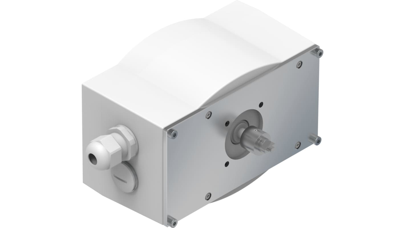 Rilevatore di posizione pneumatico Festo CMSX-P-S-C-U-F1-D-50-C, 24V cc, IP65, dimensioni 190x105x130 mm, operazione a doppio effetto.