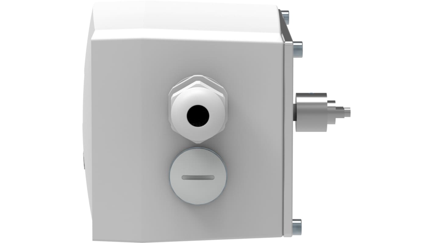 Rilevatore di posizione pneumatico Festo CMSX-P-S-C-U-F1-S-130-A, 24V cc, IP65, dimensioni 190x105x130 mm.