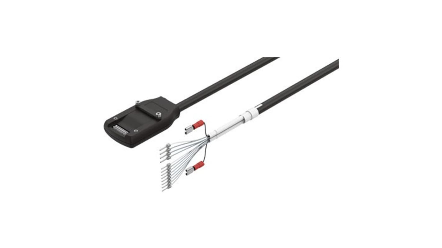 Cavo motore Festo NEBM-SF1W31-EH-2.6-Q15N-LE14, lunghezza 2.6 m, tensione 0-50 V CC, grado di protezione IP20, conforme RoHS.