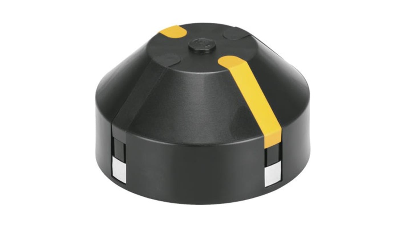 Festo SASF-S2-B-F-A56, rilevatore di posizione pneumatico con angolo di rotazione 0-90 gradi, diametro 115 x 62 mm.