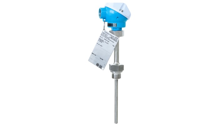 Endress+Hauser TM101-AACCB2BC1A1, sensore di temperatura PT100, sonda 250mm, precisione classe A, collegamento G 1/2.