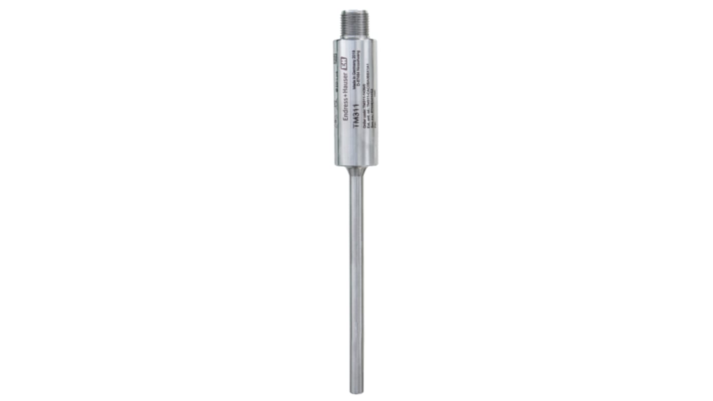 Sensore di temperatura PT100 Endress+Hauser TM311-AAC0BH2BBB2A1, range -50°C/+200°C, collegamento G 1/2, 4 cavi.