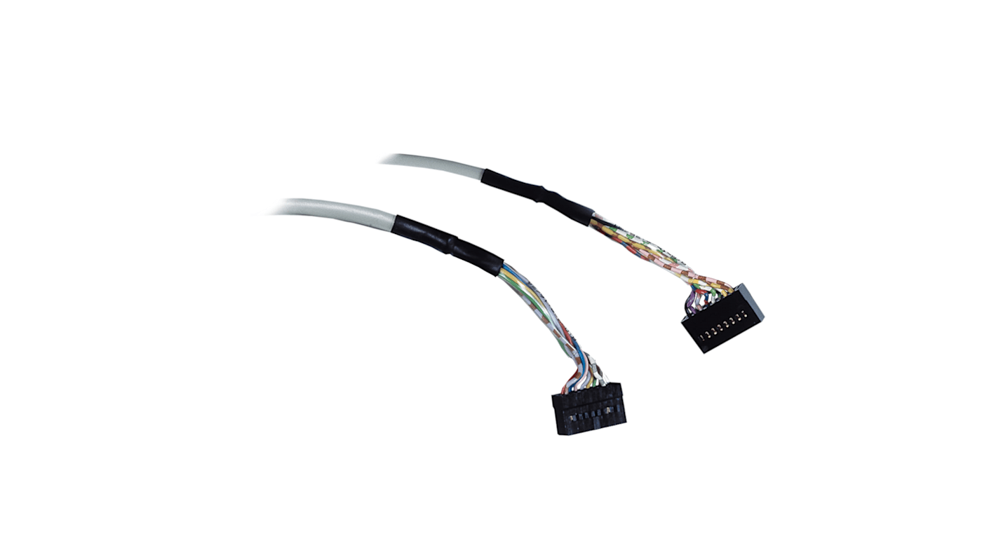 Cavo di connessione Schneider Electric ABFH20H1000, serie ABF, 10 m, 1 connettore a 20 vie, per sistemi PLC Modicon Premium.