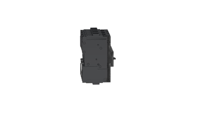 Interruttore magnetotermico scatolato Schneider Electric BGF46050, 4 poli, 50 A, montaggio a clip, conforme a CE e RoHS.