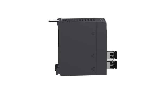 Modulo di sicurezza Schneider Electric BMXNRP0201 per Modicon X80, 24 V, 2 porte RJ45, 2 porte fibra ottica.