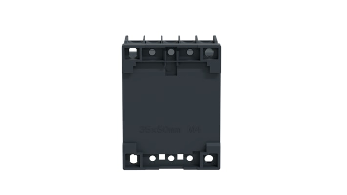 Relè contattore Schneider Electric CA3KN22JD, 4 poli, 2 NO + 2 NC, tensione bobina 12 V, montaggio su guida.