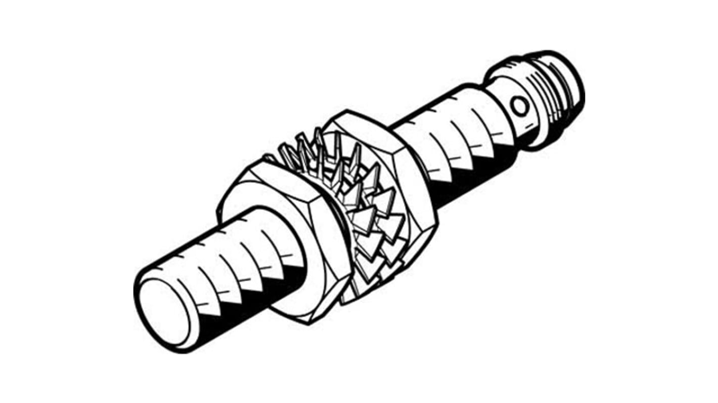 Sensore di prossimità cilindrico Festo SIEF-M8B-NS-S-L, NPN M8, rilevamento 1,5 mm, IP67, alimentazione 10-30 V.