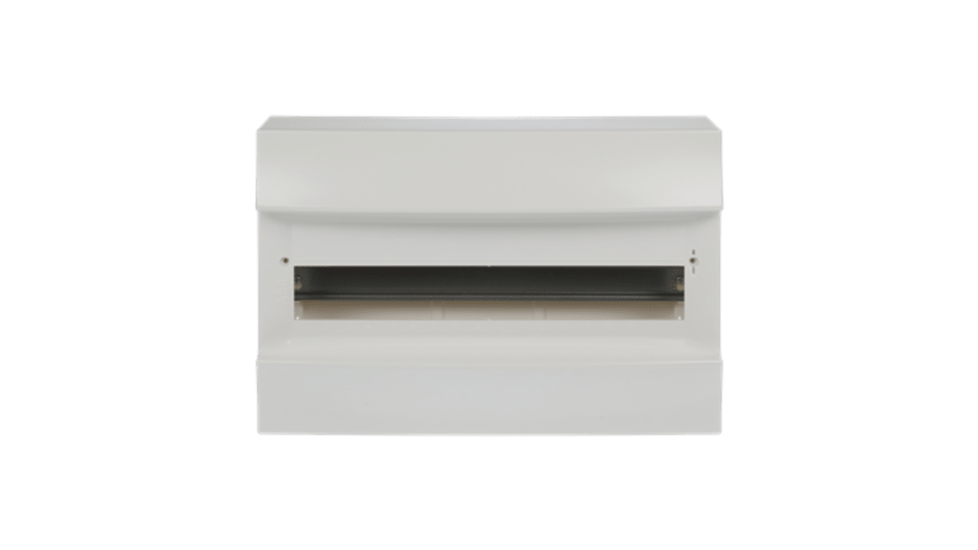 ABB 1SPE007717F2200, unità per utenze civili in plastica bianca, 18 moduli, montaggio a superficie, grado di protezione IP30.