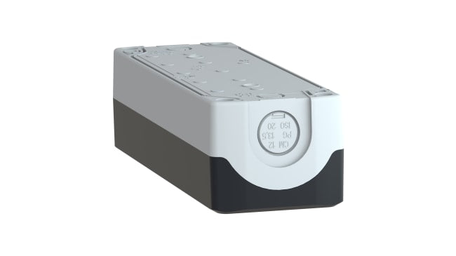 Schneider Electric XALD05 Contenitore stazione di controllo, 5 fori Ø 22mm, IP66/IP67/IP69K, 196x68x53mm - Ideale per automazione industriale.