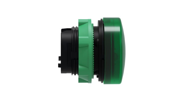 Testa Luminosa Harmony XB5 Schneider Electric ZB5AV033, Verde, IP66, Montaggio su Pannello. LED Integrato per Monitoraggio Industriale.