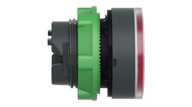 Attuatore pulsante instabile Harmony XB5 ZB5AW343, Rosso - Schneider Electric. Diametro foro 22mm, IP66/67/69K, certificato IEC, JIS, UL, CSA.