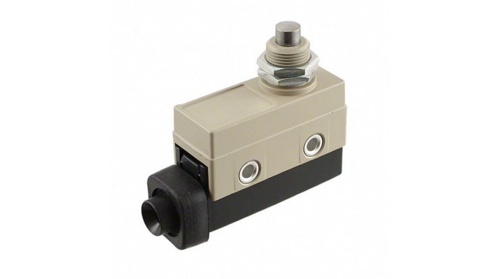 Interruttore di fine corsa Omron ZC-Q55, stantuffo NO/NC, montaggio a pannello, dimensioni 60.2mm x 70mm x 21.7mm, grado di protezione IP67.