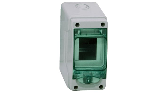 Scheda di distribuzione Schneider Electric, 3 vie, 32 A, contenitore impermeabile IP65, dimensioni 80 x 150 x 98 mm.