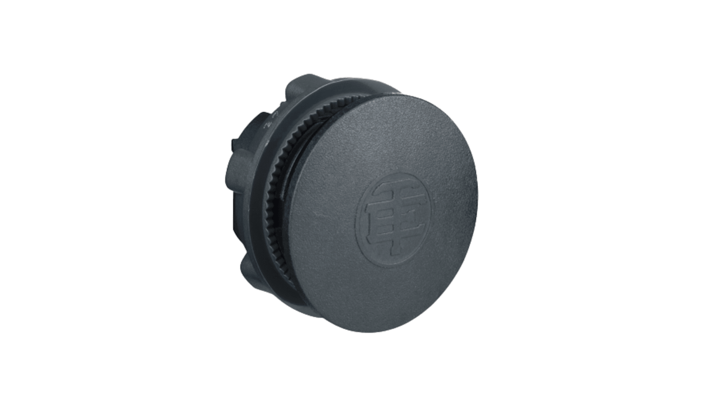 Tappo di chiusura rotondo per Serie Harmony XB4 - ZB5SZ3, plastica nera, Ø22 mm, IP69K, per ambienti industriali.