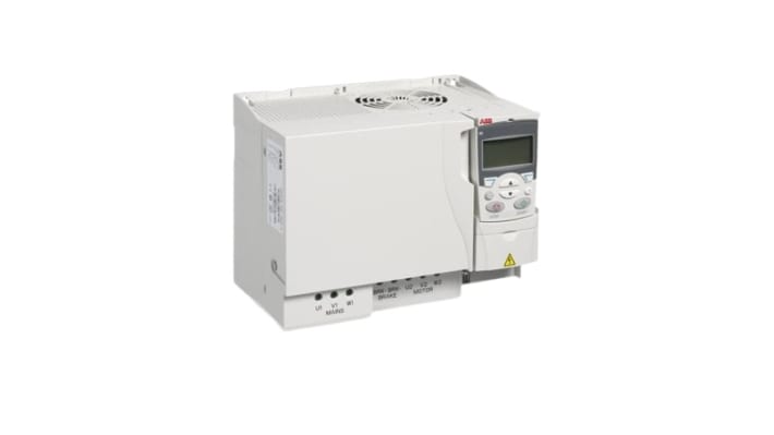 Inverter trifase ABB ACS310-03E-34A1-4, potenza 15 kW, dimensioni 243 x 260 x 423 mm, grado di protezione IP20.