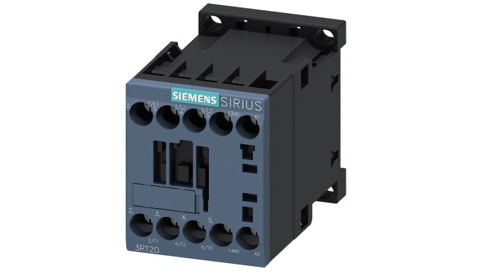 Contattore Siemens 3RT2018-1AF01, 3 poli, 16 A, 7,5 kW, 110 V c.a. Guida DIN - Affidabile e veloce per sistemi industriali.