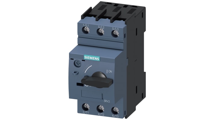 Interruttore automatico protezione motore Siemens 3RV2021-4CA10, 690V 22A - Serie SIRIUS. Resistente, facile da installare, ideale per sistemi HVAC.