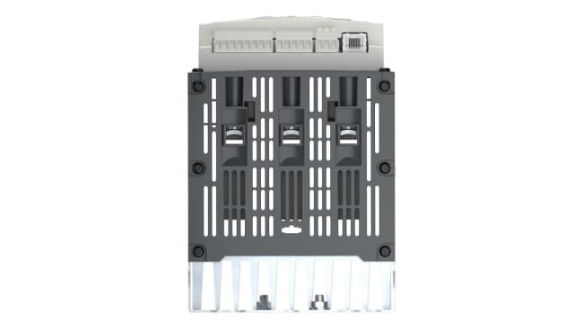 Avviatore soft-start trifase Schneider Electric ATS22D88Q, potenza 45 kW, corrente 88 A, dimensioni 247x145x295 mm, grado di protezione IP20.