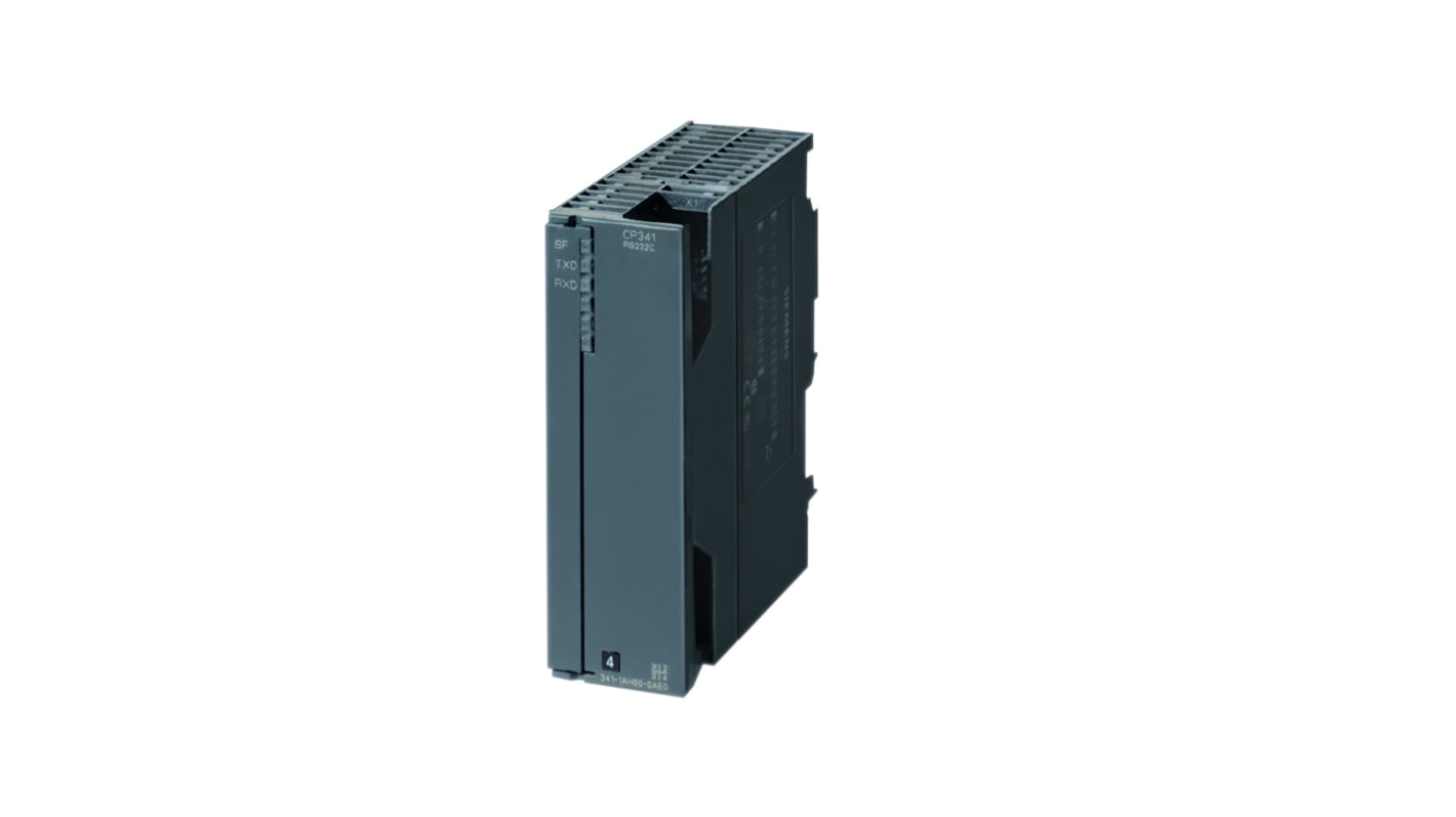 Modulo di espansione PLC Siemens 6ES7341-1AH02-0AE0 per Serie SIMATIC S7-300. Tensione 24V, connettore 9 pin, RS232C. Comunicazioni veloci e affidabili, ideale per ambienti difficili. Compatibile con Modbus TCP.